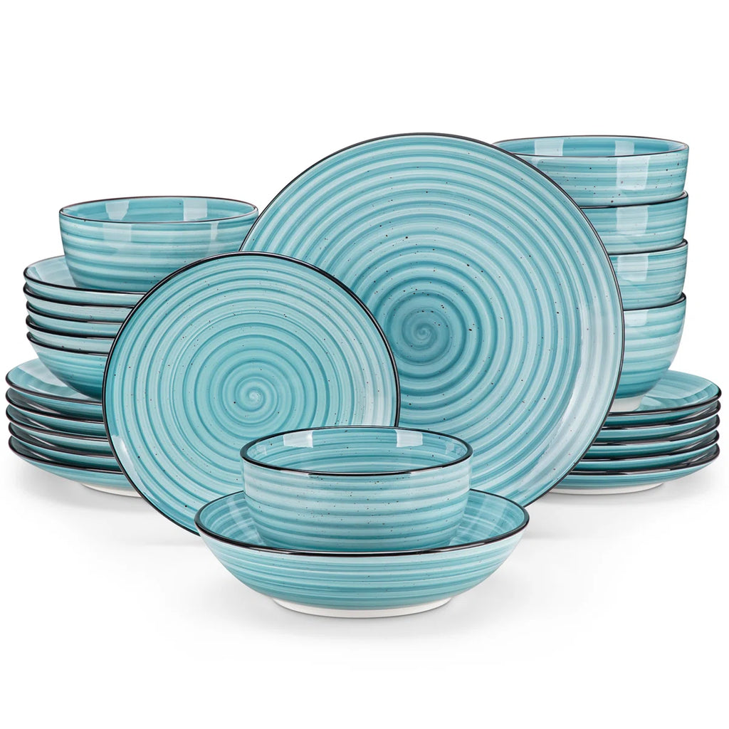 Bonbon 24 Piece Stoneware Dinnerware Set - Service for 6