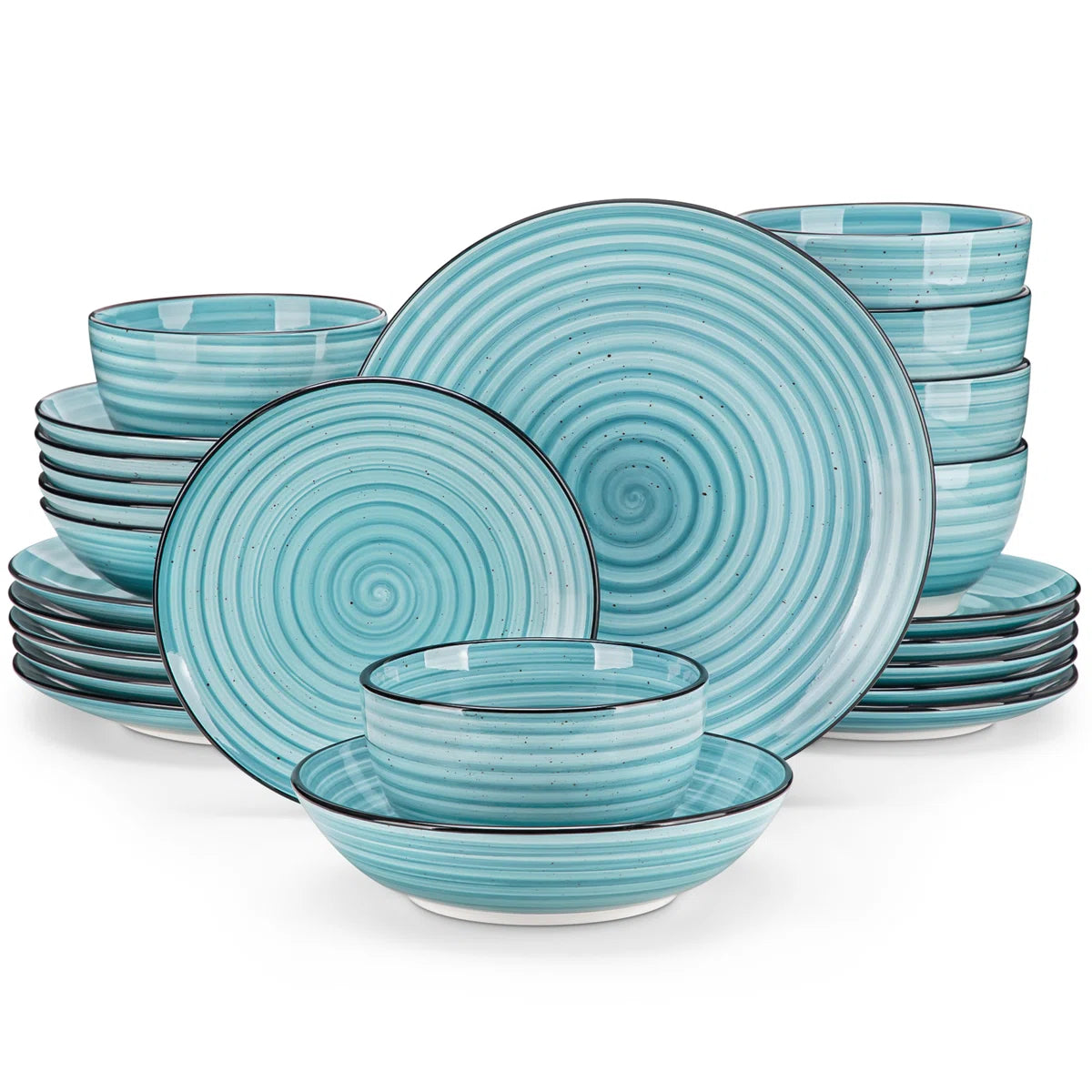 Bonbon 24 Piece Stoneware Dinnerware Set - Service for 6