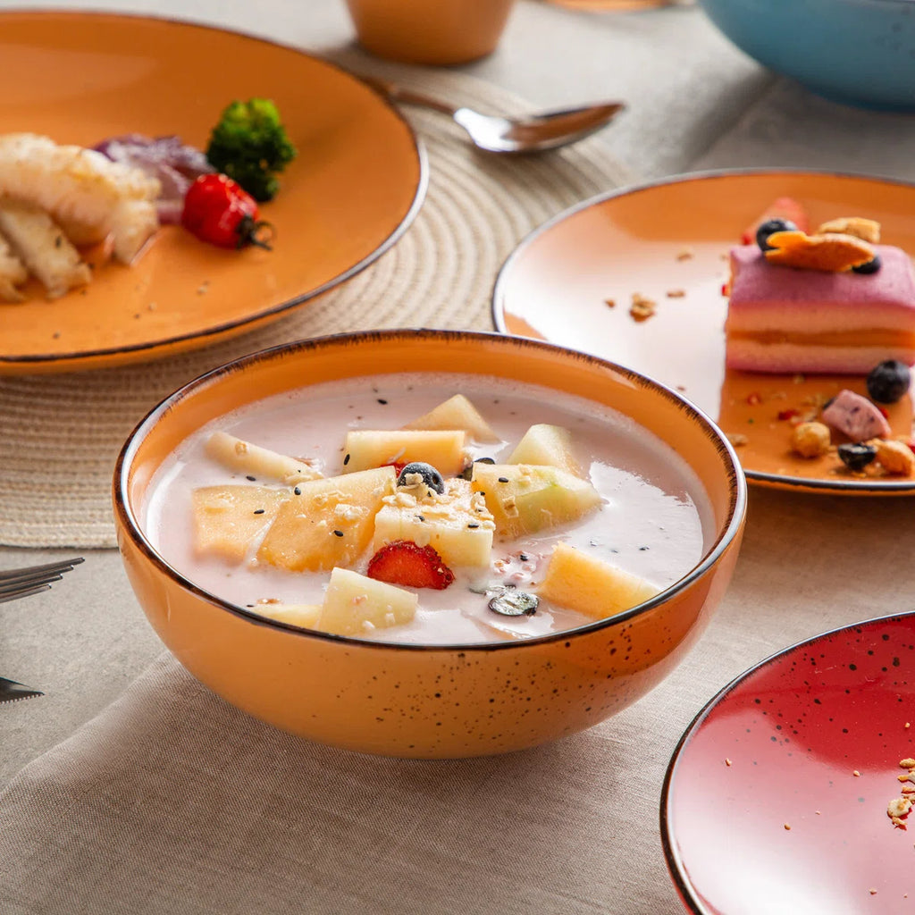 Aagman 16 Piece Stoneware Dinnerware Set - Service for 4