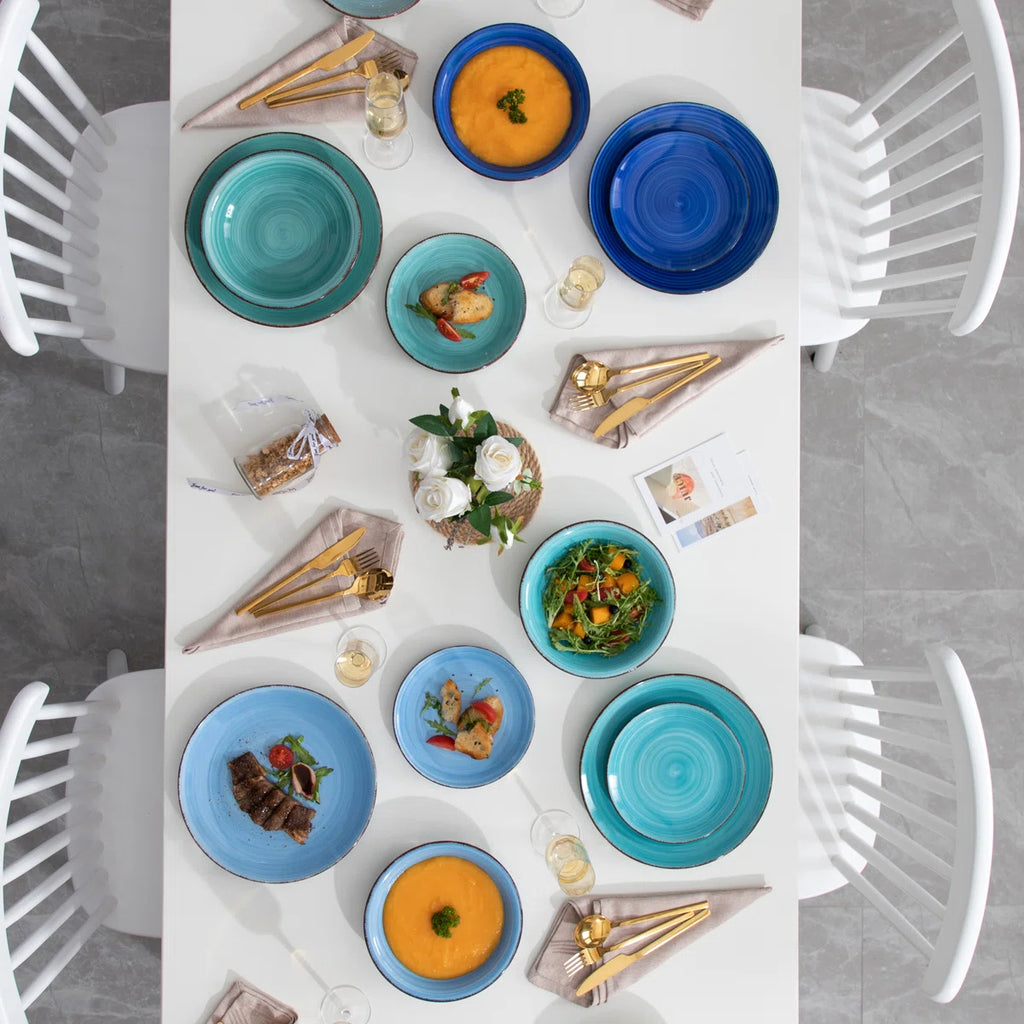 Bonita 18 Piece Stoneware Dinnerware Set - Service for 6