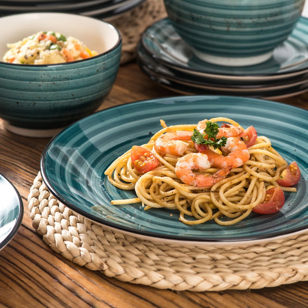 Bonbon 24 Piece Stoneware Dinnerware Set - Service for 6