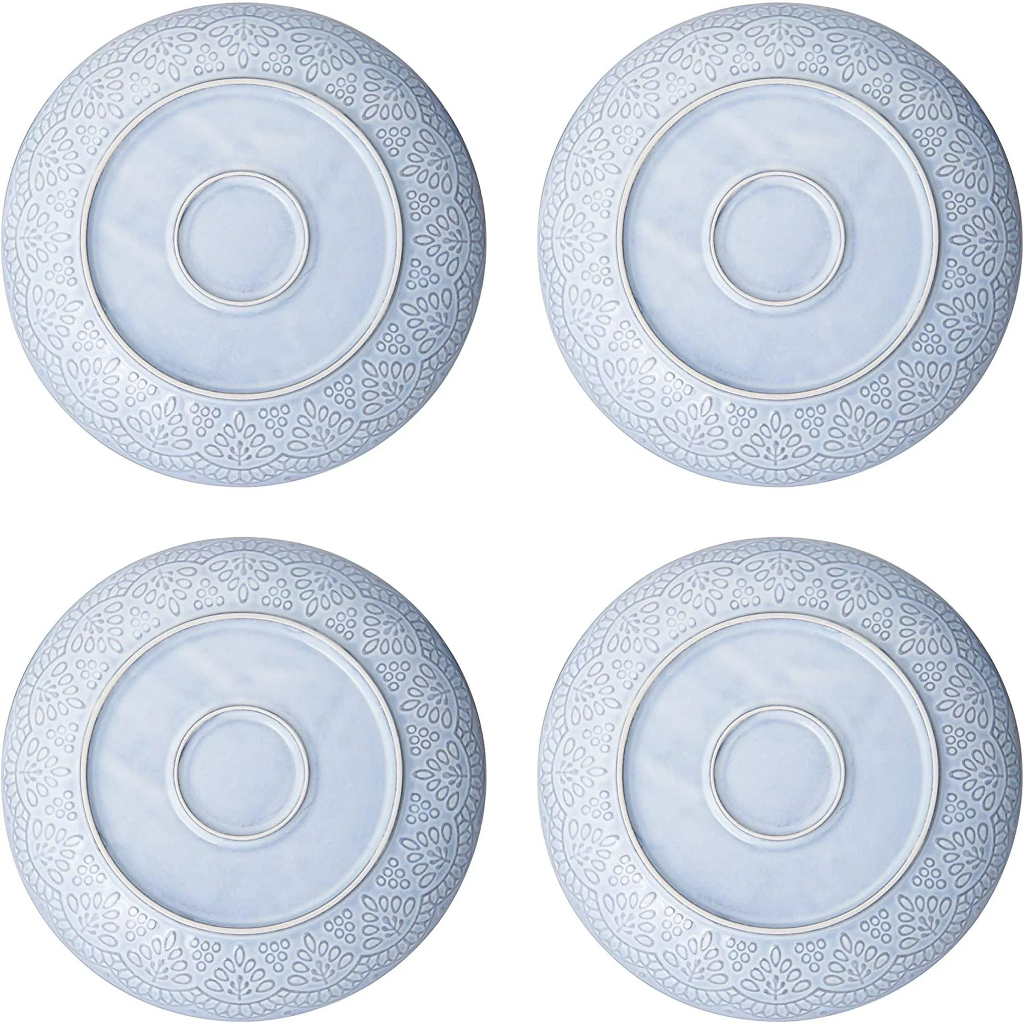 Gabriela Gray 16-Piece Stoneware Dinnerware Set, Service for 4 - ,Gabriela Grey